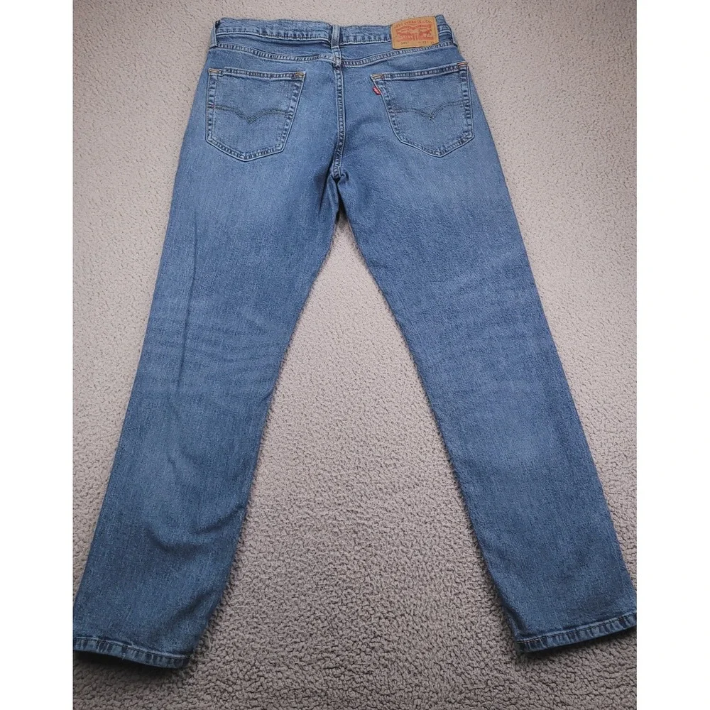 LEVIS 541 Jeans Mens Size 33x32 Athletic Fit Slim Leg Medium Wash Stretch Denim